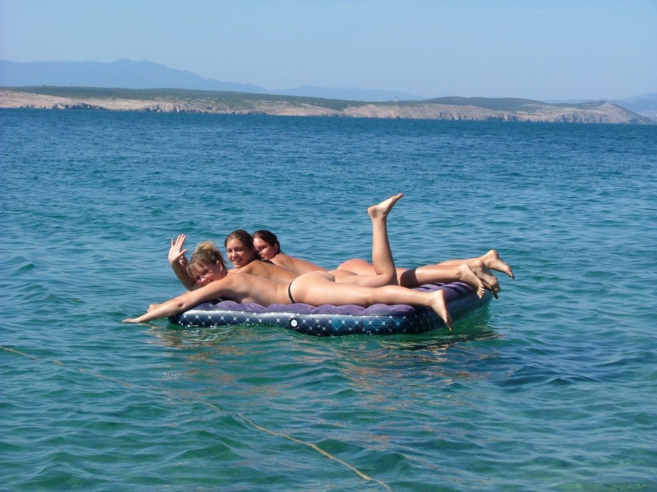 Amateur girls on beach 11