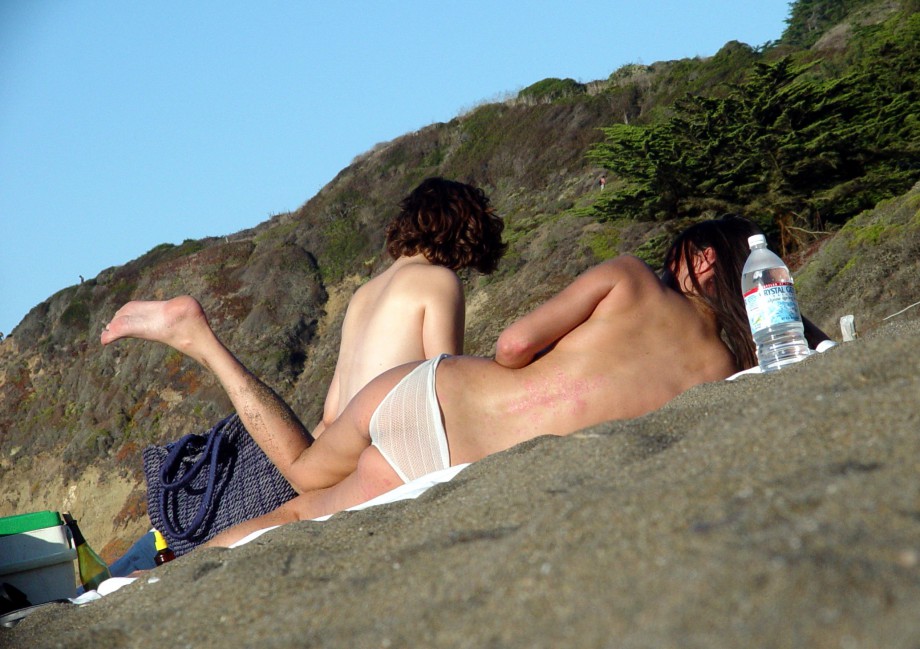 Amateur girls on beach 08