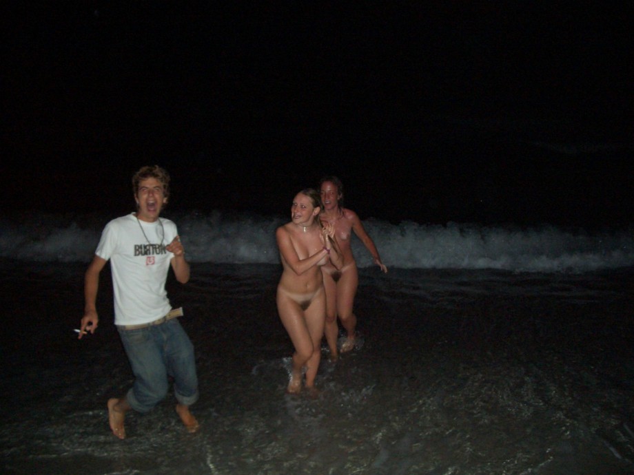 Amateur girls on beach 35