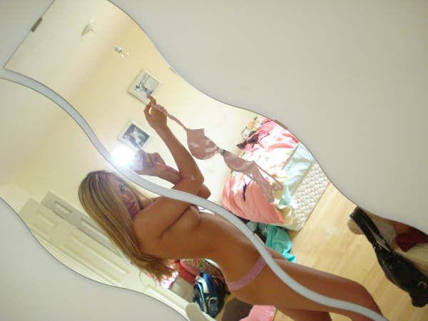 Perfect young teen babe takes selfpics 30