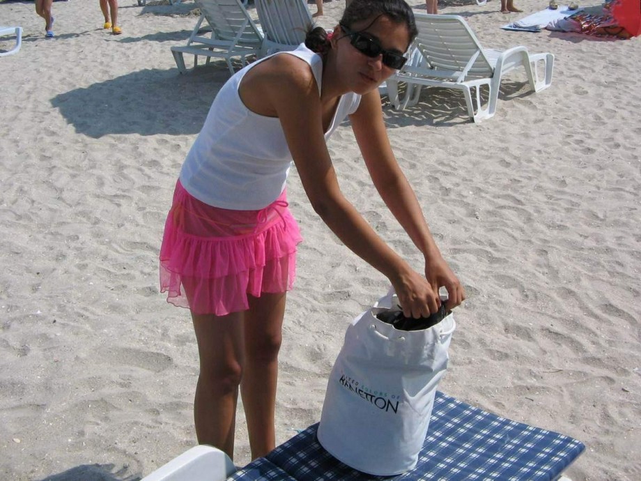 Girlfriend on the beach