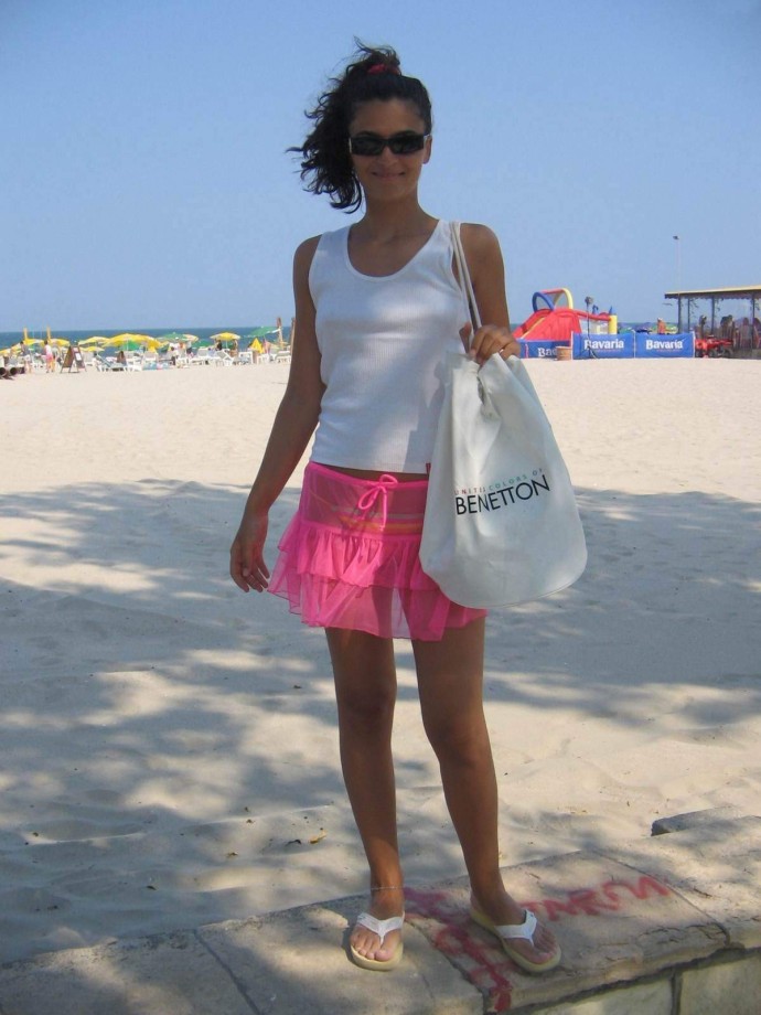 Girlfriend on the beach