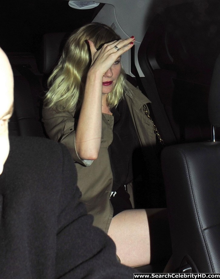 Kirsten dunst - upskirt candids at the box in london - celebrity
