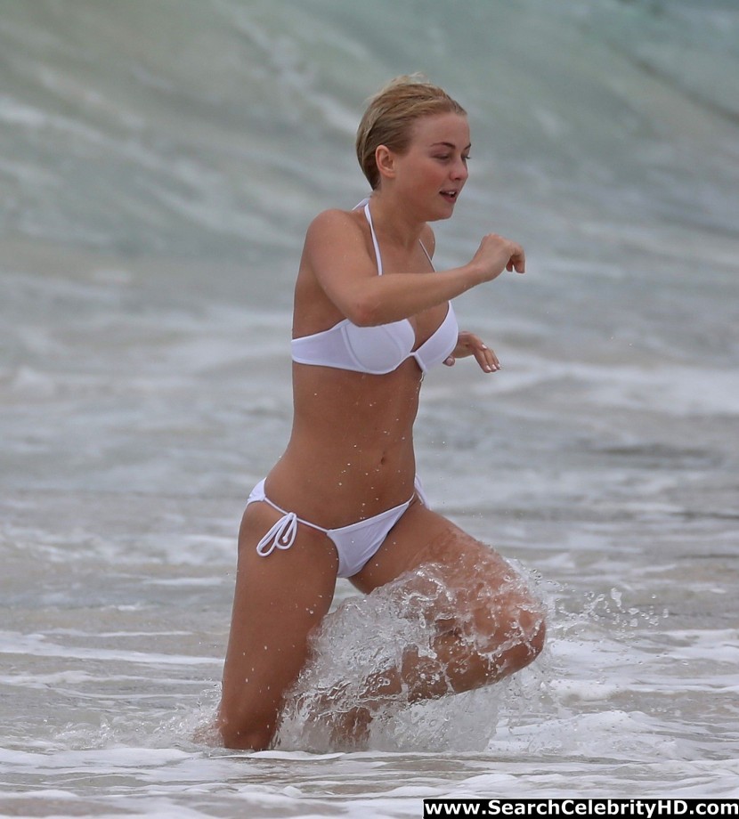 Julianne hough - bikini candids in st. barthelemy - celebrity