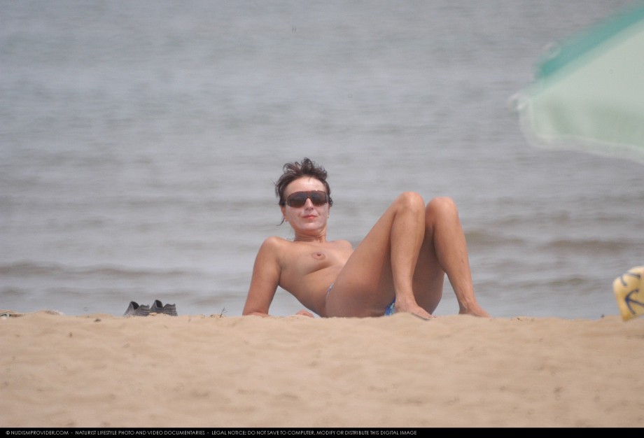 Topless girls on the beach - 112