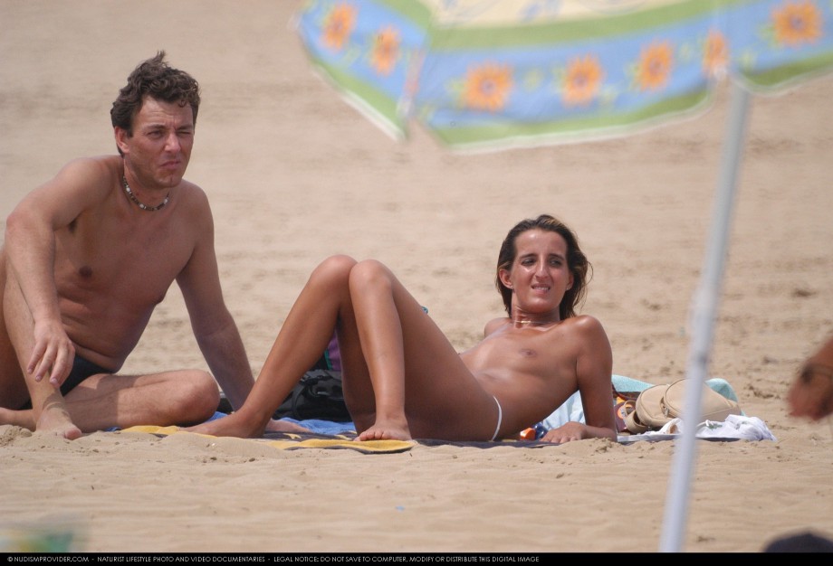 Topless girls on the beach - 112