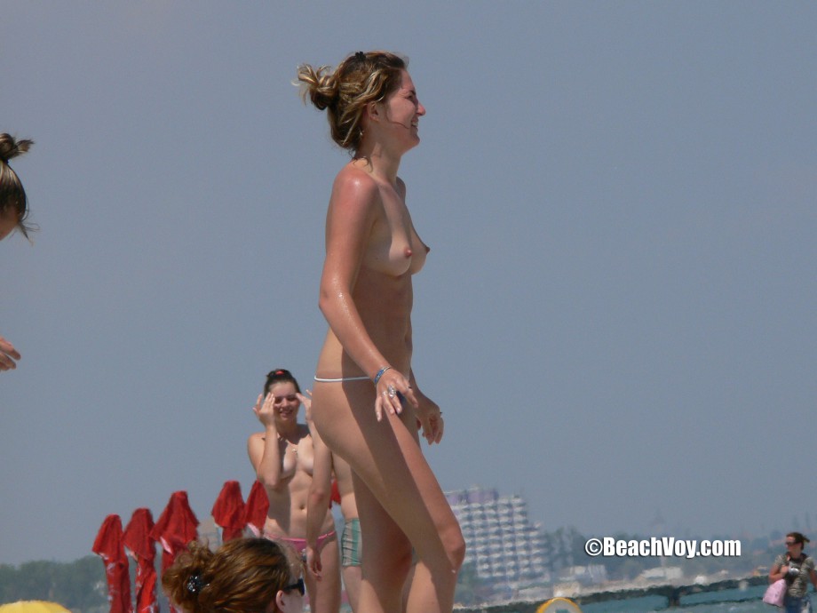 Topless girls on the beach - 151