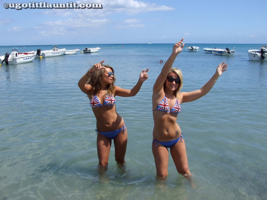 Beach - beth and jo