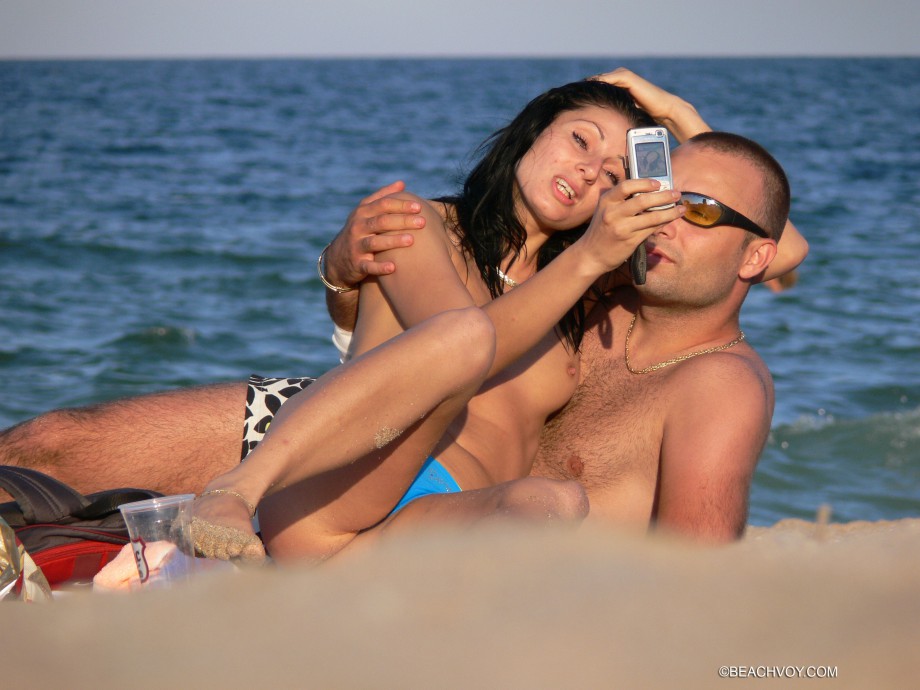 Topless girls on the beach - 260