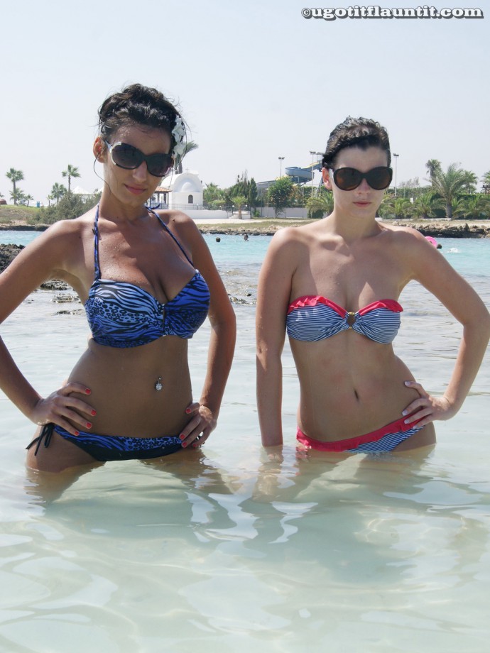 Beach - sarah and natasha 1