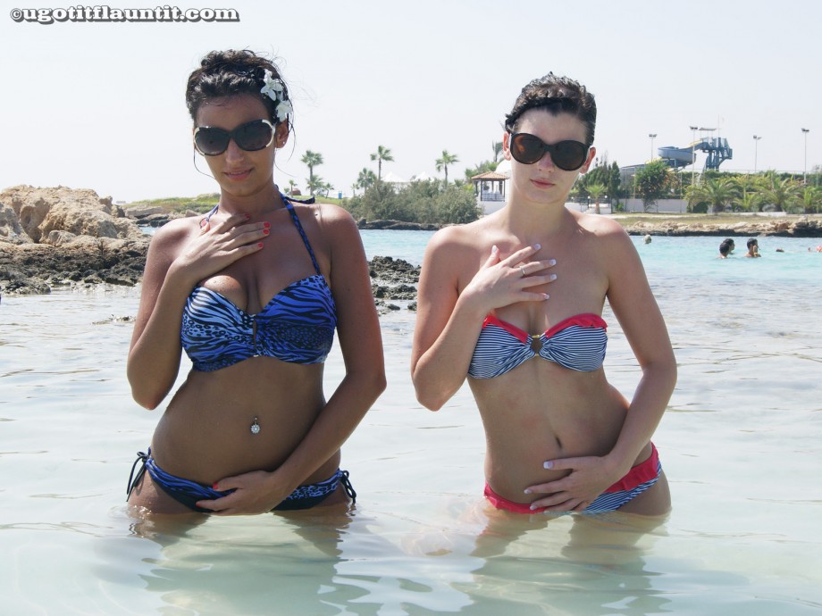 Beach - sarah and natasha 1