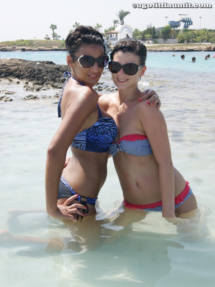 Beach - sarah and natasha 1