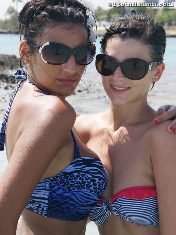 Beach - sarah and natasha 1