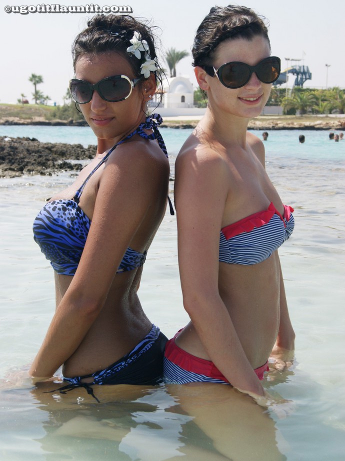 Beach - sarah and natasha 1