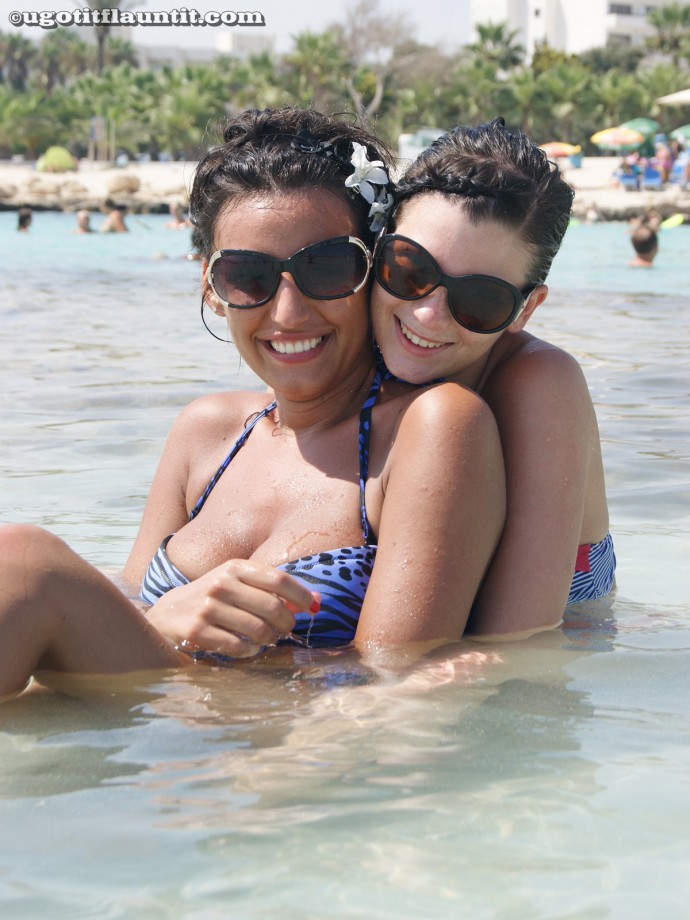 Beach - sarah and natasha 1