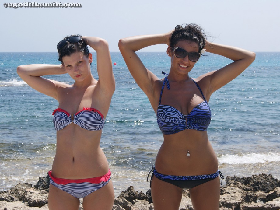 Beach - sarah and natasha 1