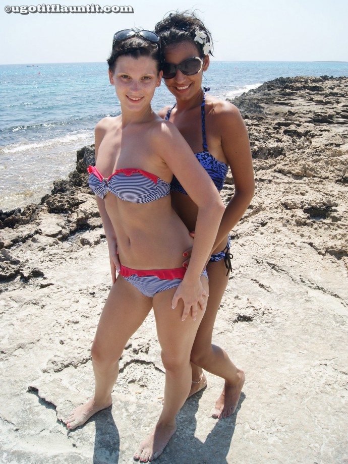 Beach - sarah and natasha 1