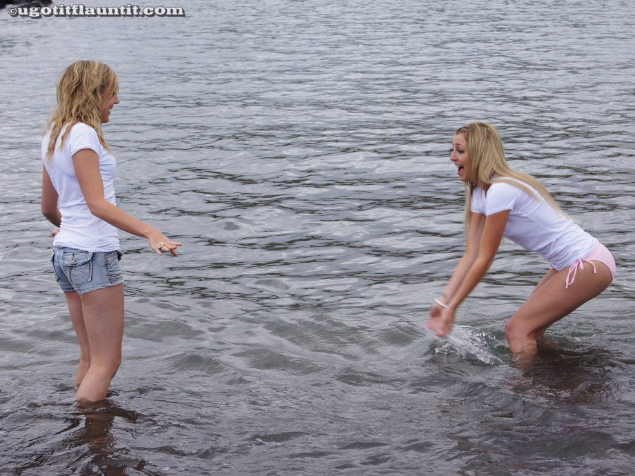 Beach - lauren and carla 1