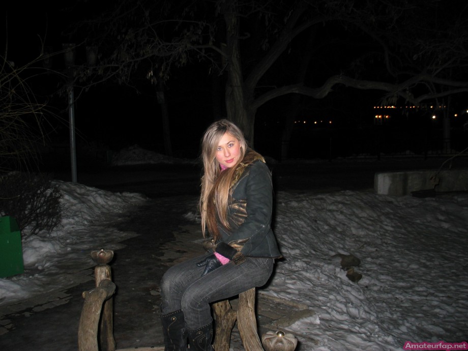 Pretty russian teen  likes posing for the camera