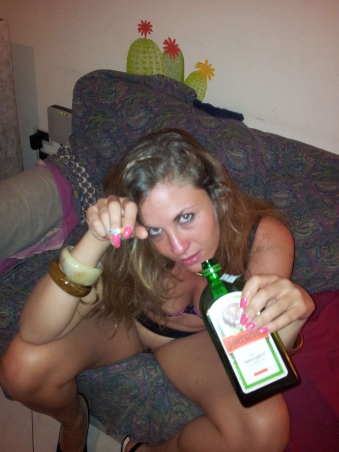 Katia p exposed webslut - me drunk smoking nasty whore