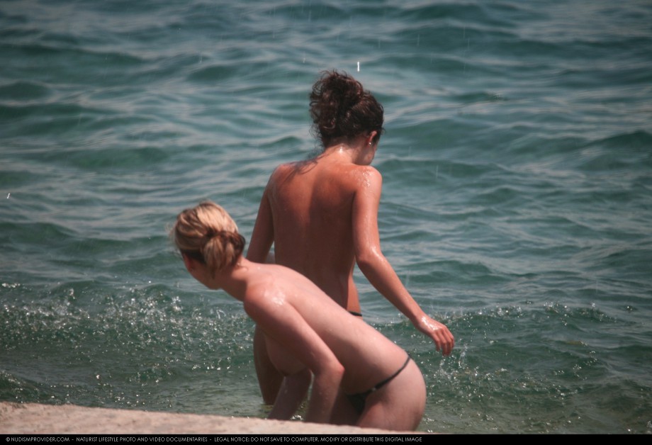 Topless girls on the beach - 104