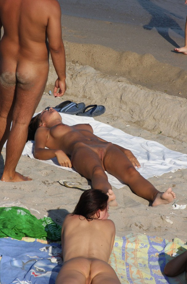 Nude girls on the beach - 212