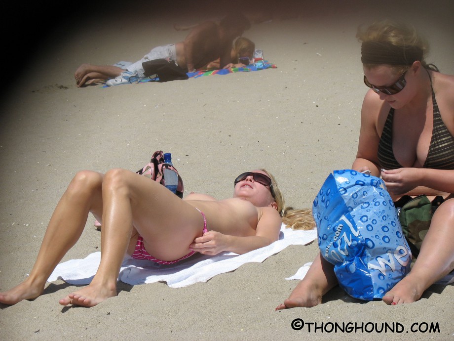 Topless girls on the beach - 284