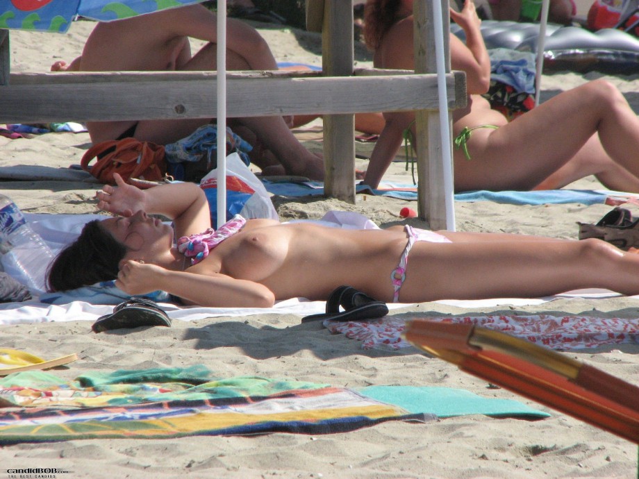 Topless girls on the beach - 146