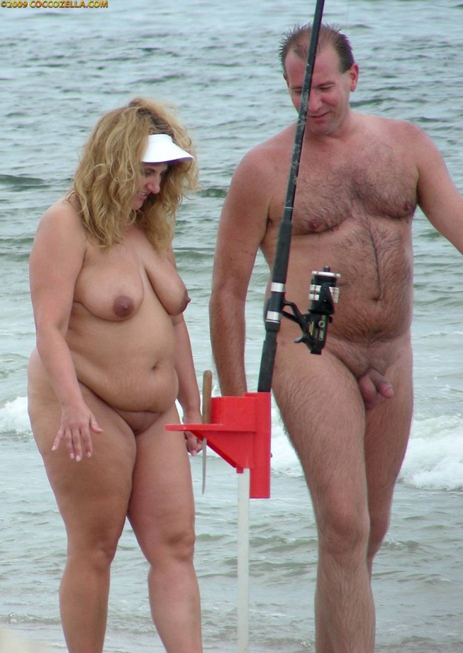 Nude couples on the beach - 1