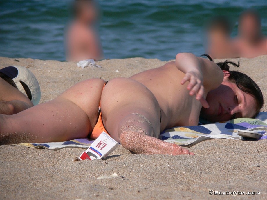 Topless girls on the beach - 199