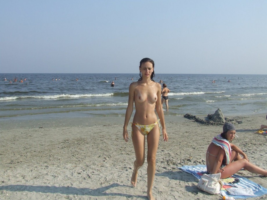 Topless girls on the beach - 272