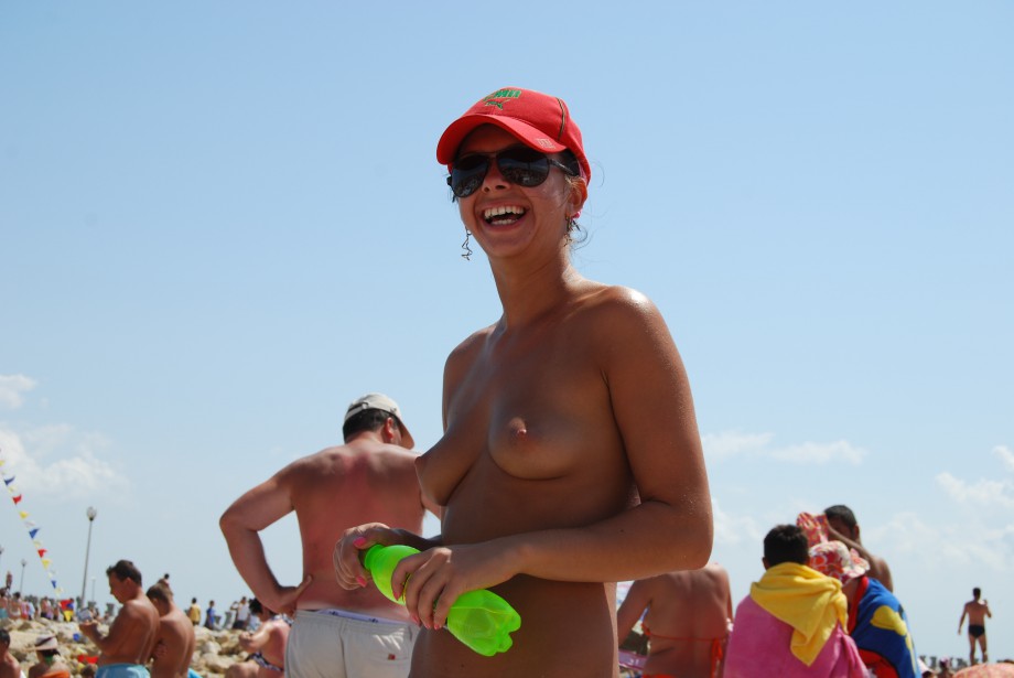 Topless girls on the beach - 272