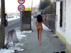 Naked girl at public 14 8/71