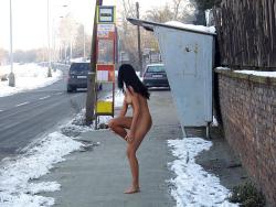 Naked girl at public 14 13/71