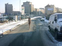 Naked girl at public 15 54/57