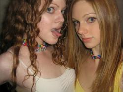 Lesbian - two young girls making fun 29/79