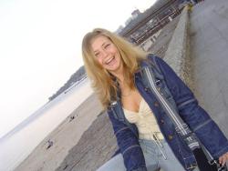 Lesbian fun at night beach 24/54