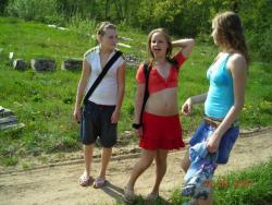 3 teens on a lake amateur set-89540 29/35