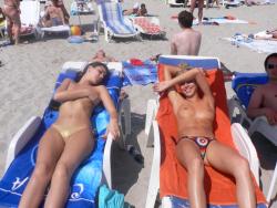 Blond chick on holiday -  italian beach 7/11