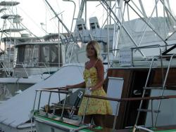 Blond girl - holiday on boat 3/33