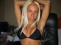 Amateur blonde with huge nipples 2/47