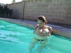 Amateur taking a nude swim  69/121