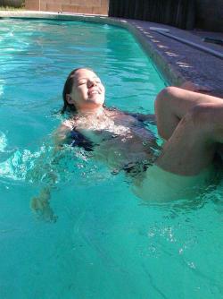 Amateur taking a nude swim  65/121