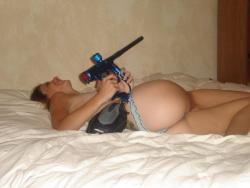 Girlfriend with paintball gun 42/53