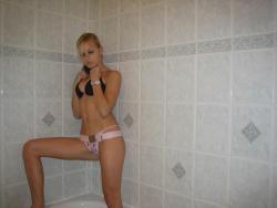 German blond girlfriend homemade stripping 16/42