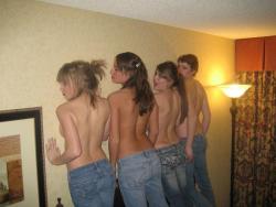 4 topless amateur girls  4/5
