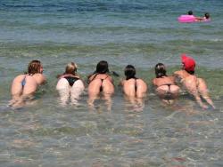 5 amateur teens - naked at the beach  3/17