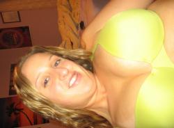 Amateur blond girl with big boobs / self pics 20/81