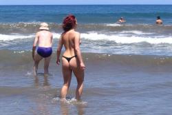 French girl, nude holidays in spain / beach pics 26/50