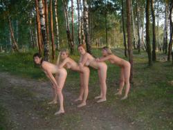 4 russians teens naked in the forest 20  31/57